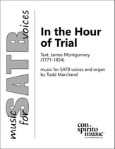 In the Hour of Trial SATB choral sheet music cover